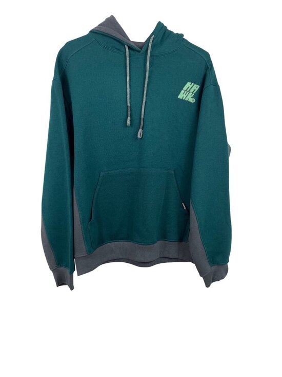 Hawk Other - Tony Hawk Gray & Green Pullover Hoodie With Kangaroo Pocket Mens Size Medium